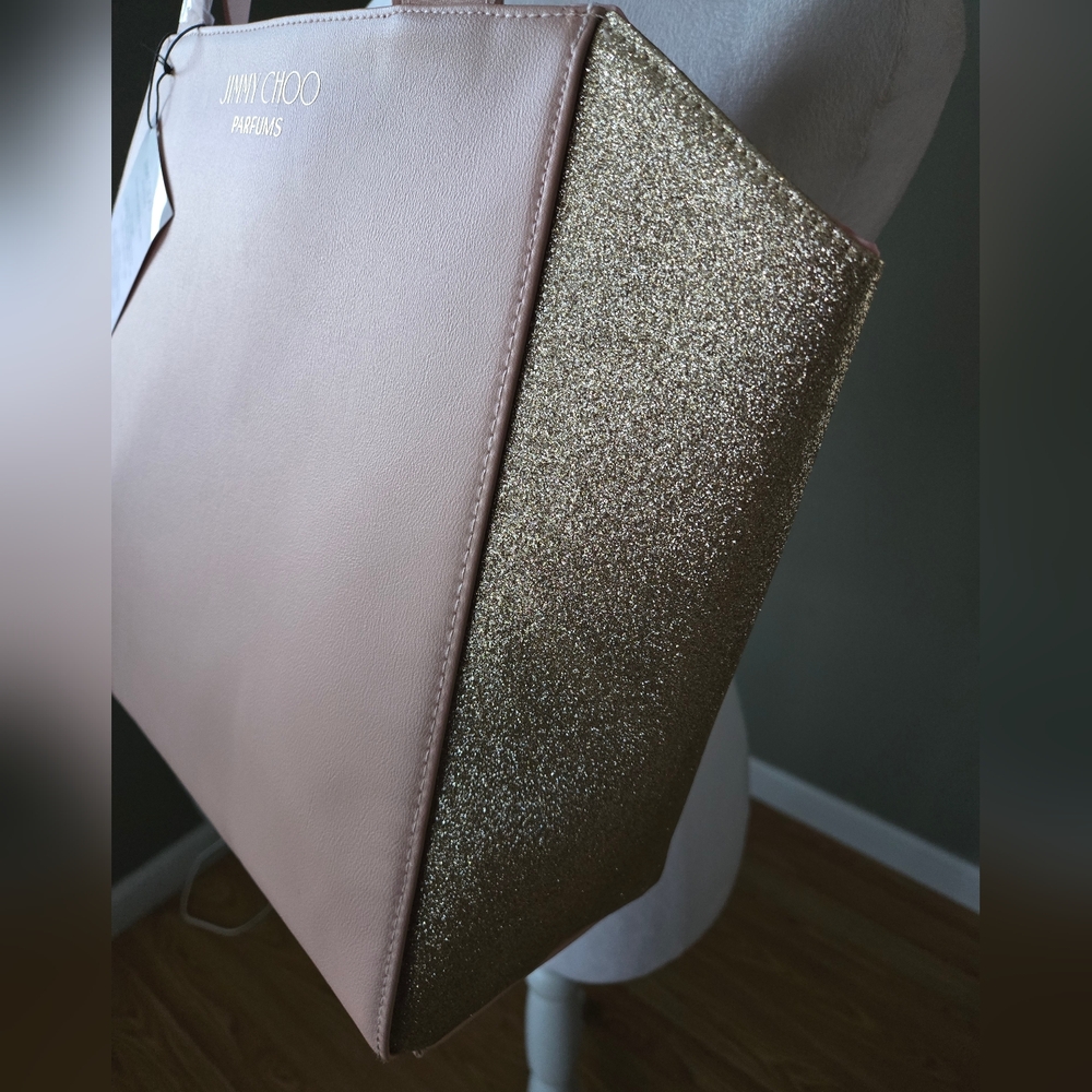 Jimmy Choo Parfums tote Light Pink/Gold - Picture 3 of 7
